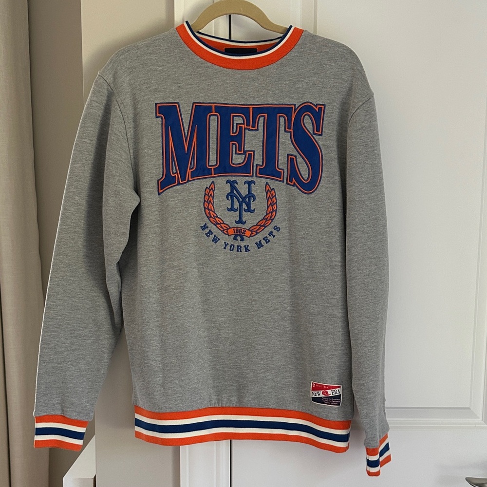 Gray New York Mets Sweater- Medium- worn once!
